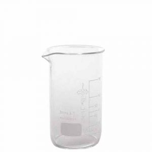 Durable and precise METER 20/30/40/45/50/60/90ml glass labware for accurate measurements in scientific experiments.