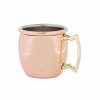 Stylish Mini Copper Jigger Mug Curved 60ml - Perfect for Cocktails and Drinks, Rustic Charm for Home Bar - Buy Online Now!
