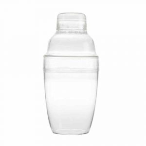 Compact and durable Mini Shaker set of 3, made of 20cl plastic - ideal for mixing drinks at home or on the go. Buy now for convenience!