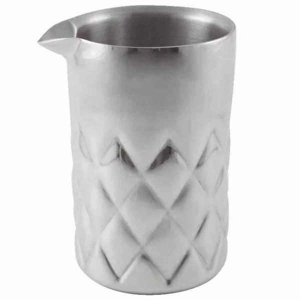 Premium 60CL Stainless Steel Double-Walled Mixing Glass for Expert Cocktails