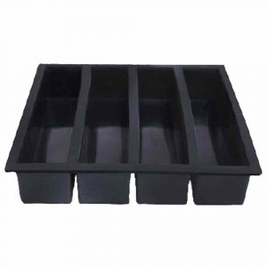 Premium 4-Cavity Silicone Gel Mold, 13x3cm - Perfect for Homemade Soaps, Candles, and Chocolates - Durable and Versatile Kitchen Tool