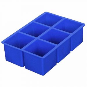 Premium 6 X 5.1cm Blue Silicone Gelatin Mold for Beautiful Desserts - Shop Now for quality kitchenware!