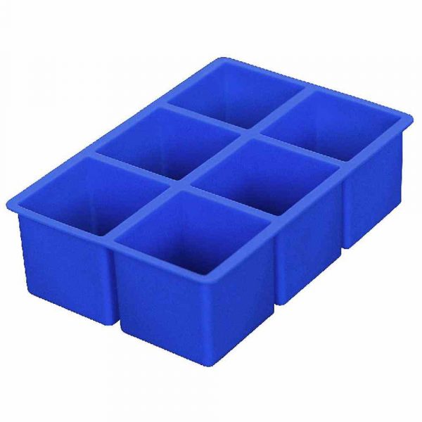 Premium 6 X 5.1cm Blue Silicone Gelatin Mold for Beautiful Desserts - Shop Now for quality kitchenware!