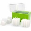 Premium CUBIC ICE MOLD for Stylish Cocktails and Beverages - Create Perfectly Formed Ice Cubes at Home - BPA-Free Silicone Tray
