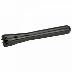 Professional grade 24cm black ABS muddler for cocktails, essential bar tool for mixing drinks - durable and reliable choice.