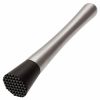 Stainless steel muddler with plastic tip, 21cm - perfect for cocktails and mixology enthusiasts. Durable and stylish bar tool for home or professional use.