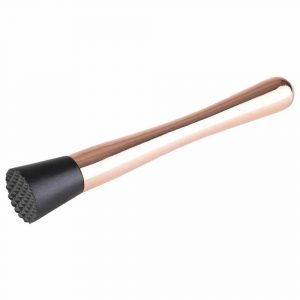 Premium Copper Muddler Pilon 20.5cm for Perfect Cocktails - Barware Essential for Mixing Drinks - High-Quality and Stylish Tool