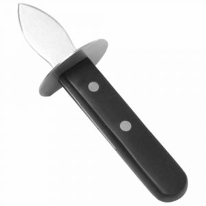 Effortlessly shuck oysters with our 170mm round oyster knife - a must-have tool for seafood lovers. Buy now for a seamless shucking experience!