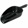 Premium Black Polycarbonate Ice Shovel 1.9Lt - Durable and versatile tool for bars and restaurants, perfect for ice handling.