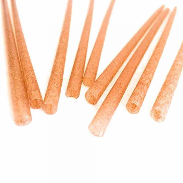 Organic 6X150MM Agave Fiber Straw Pack of 160 - Eco-Friendly and Durable Choice for Drinks
