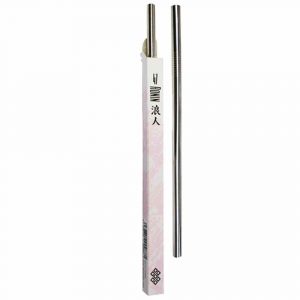 Reusable Stainless Steel Straw 21.5cm - Eco-Friendly Drinkware Accessory for Sustainable Living