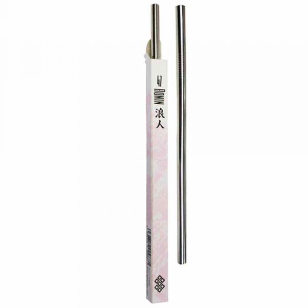 Reusable Stainless Steel Straw 21.5cm - Eco-Friendly Drinkware Accessory for Sustainable Living