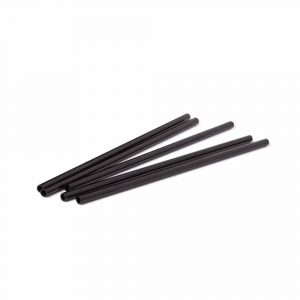Premium 20cm Black Reusable PP Straw - Eco-Friendly, Durable Design for Sipping Drinks - Sustainable Alternative for Daily Use
