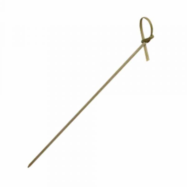 Bamboo Stick with Bow 15cm - Pack of 200 Units for Crafting and DIY Projects - Eco-Friendly and Durable Material