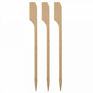 Premium 10.5cm Bamboo Paddle Set (200 Pieces) 00941 - Eco-Friendly and Durable Kitchen Utensils for Cooking and Serving