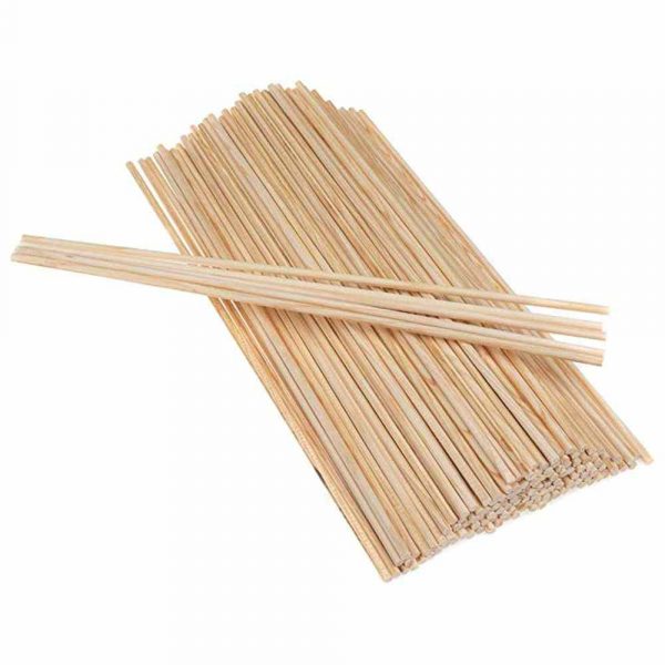 Premium 15cm Round Tip Wooden Sticks for Crafts and DIY Projects - Eco-Friendly and Durable Supplies for Creative Endeavors