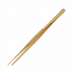 Premium 30cm Titanium Gold Tweezers for Precise Handling | Ideal for 34016-G | Durable and Stylish Accessory