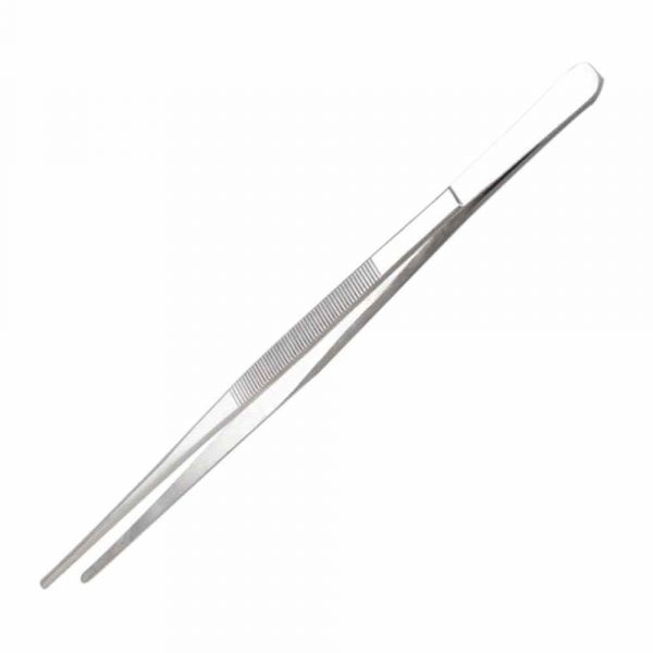 Premium 30cm INOX Multi-Purpose Tweezers - Ideal for Precision Work, Crafting, and Hobbies - Durable Stainless Steel Construction