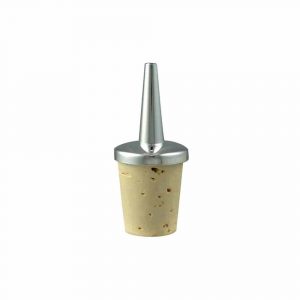 Premium Cork and Metal Dispenser Pourer for Effortless Pouring and Preservation - Ideal for Wine and Liquor Bottles