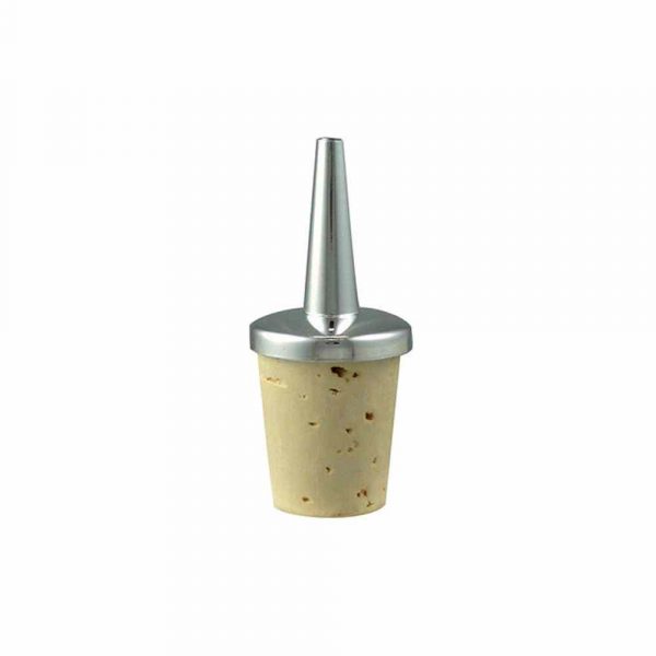 Premium Cork and Metal Dispenser Pourer for Effortless Pouring and Preservation - Ideal for Wine and Liquor Bottles
