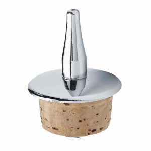 Premium stainless steel pourer accessory for bitters carriers, ideal for stylish cocktail making at home or in a bar setting.