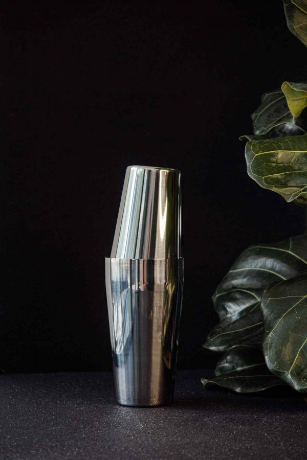 Premium Prata Boston Shaker 750/600 for Professional Bartenders - Sleek Silver Cocktail Shaker for Mixing Drinks with Precision