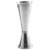 Premium Japanese S/S Pro Jigger, 30-60ml capacity with 15-22.5-37.5-45ml measurements, ideal for precision mixing in style