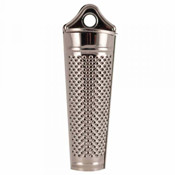Premium Stainless Steel NozMeg Grater - Effortlessly grate with precision and durability. Perfect kitchen tool for chefs and home cooks.