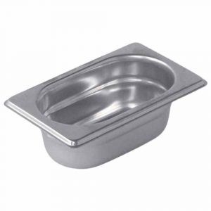 Premium 1/9 Gastronorm Stainless Steel Container - 100mm Height. Durable and versatile for professional kitchens. Buy now!