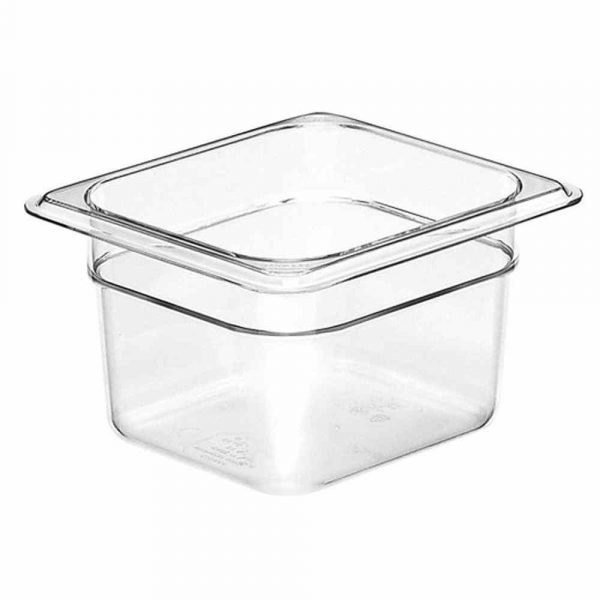 Durable and functional 15cm plastic container for organized storage - perfect for kitchen, office, or craft supplies.