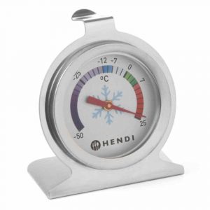 Premium Stainless Steel Refrigerator Thermometer for Accurate Temperature Monitoring in Style - Ideal for Home Use and Commercial Spaces