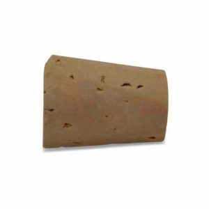 Premium conical cork stopper for sealing wine bottles, sustainable and stylish choice for preserving liquids.