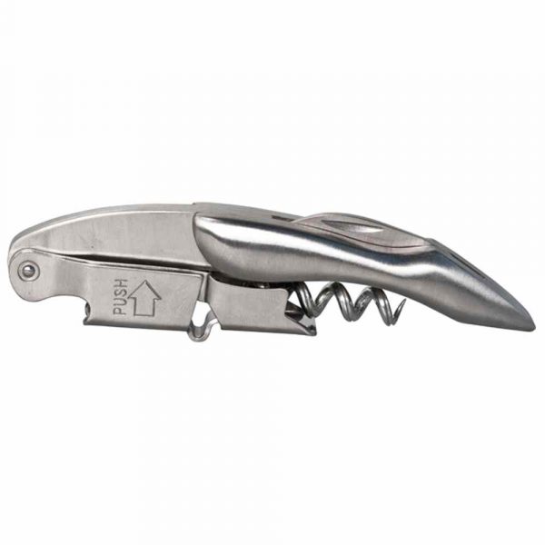 Stylish INOX PRESTIGE corkscrew 00868 for effortless wine opening, a must-have accessory for wine aficionados. Shop now for premium quality!