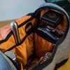 Stylish and practical gray bartender tool bag for cocktail enthusiasts, perfect for on-the-go mixology. Stay organized in style!