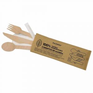Premium 16cm Wooden Cutlery Set - Eco-friendly Kitchen Utensils for a Sustainable Dining Experience