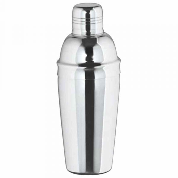 Premium Stainless Steel 3-Piece 500ml Classic Shaker Set for Cocktails and Drinks - Durable and Stylish Barware Essential