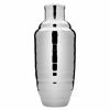 Stainless Steel 500ml Shaker Cobbler - Premium Inox Bomber for Cocktails and Mixology - Professional Bartender Tool
