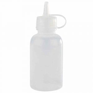 Set of 4 high-quality 50ml squeeze bottles perfect for dispensing liquids - PE material. Ideal for home or travel use. Buy now online!