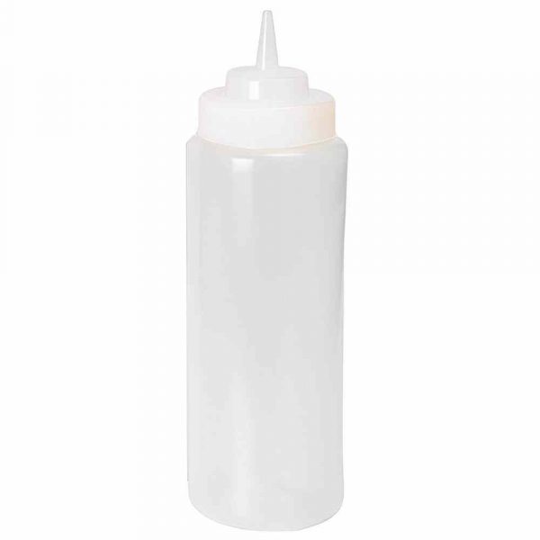 Shop the Squeeze Bottle Extra Large Clear Ø8cm 944ml - Perfect for dispensing liquids in style. Get yours today and upgrade your kitchen essentials!