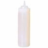 Clear 708ml Large Squeeze Bottle, Ø7cm Diameter for Easy Dispensing - High-Quality Kitchen Essential for Precision Cooking