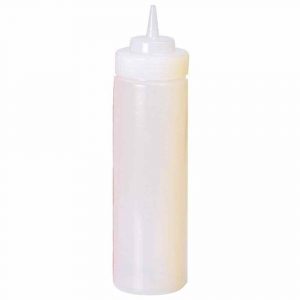 Clear 708ml Large Squeeze Bottle, Ø7cm Diameter for Easy Dispensing - High-Quality Kitchen Essential for Precision Cooking