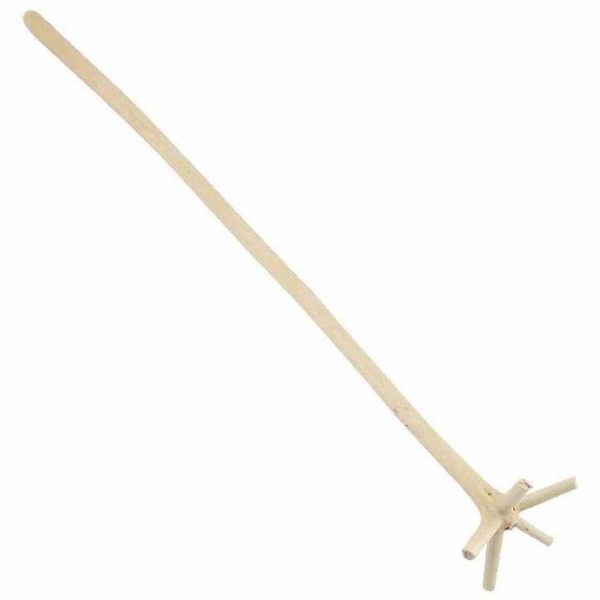 Handcrafted Madeira Natural Swizzle Stick for Mixing and Stirring - Premium Quality Bar Accessory