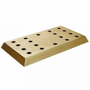 Premium Brass Anti-Drip Tray 42.5cm x 21.5cm - Stylish and Functional Design, Ideal for Home and Commercial Use, Prevents Drips and Spills