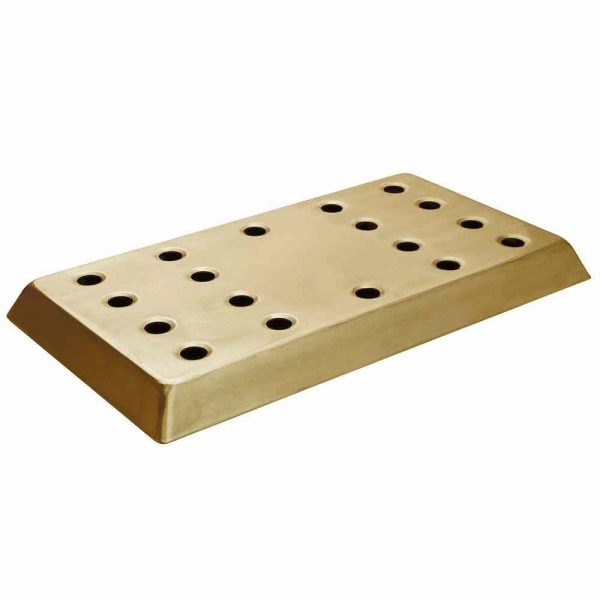 Premium Brass Anti-Drip Tray 42.5cm x 21.5cm - Stylish and Functional Design, Ideal for Home and Commercial Use, Prevents Drips and Spills