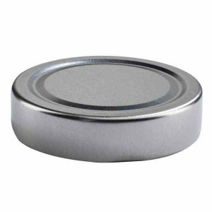 Silver Tampa 4.98cm for 1L Wide Mouth Bottle - Premium Quality Seal Cap