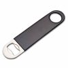 Premium 18cm Large Black Vinyl Bar Blade for Effortless Bottle Opening - Durable Design for Smooth Bartending Experience