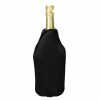 Elevate your wine experience with the sleek and stylish Wine Cooler in black fabric - a must-have for keeping your beverages fresh and cool.